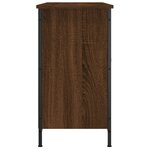 vidaXL Meuble TV chêne marron 100x35x65 cm bois d'ingénierie