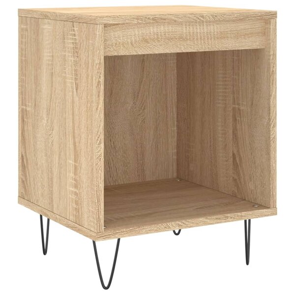 vidaXL Table de chevet chêne sonoma 40x35x50 cm bois d’ingénierie