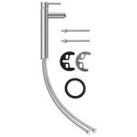 vidaXL Lavabo de bain avec robinet et drain à poussoir Verre trempé