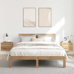 vidaXL Tables de chevet murales 2 Pièces chêne artisanal 40x32x30 cm