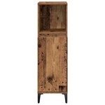 vidaXL Ensemble de mobilier de salle de bain 3 Pièces Bois ancien