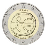 2 euros commémorative Malte 2009 - UEM.