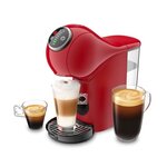 Machine à café espresso boofonction xl boissons chaudes et froides - krups genio s plus yy4444fd - rouge - témoin détartrage