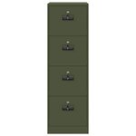 vidaXL Cabinet de Dossier 2 Pièces Vert olive 44 x 50 x 106.5 cm