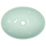 vidaXL Lavabo Verre 50x37x14 cm Blanc