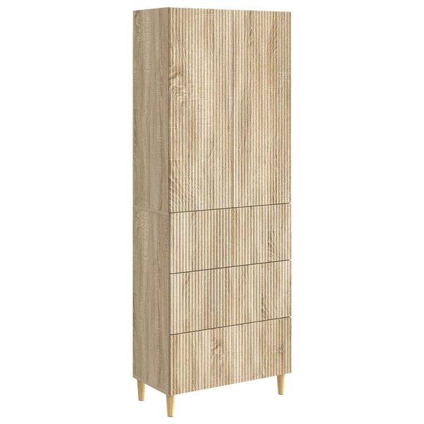 vidaXL Ensemble de Meubles 2 Pièces Chêne Sonoma 66 x 34 5 x 90 cm
