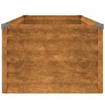 vidaXL Lit surélevé de jardin 100x50x36 cm acier corten