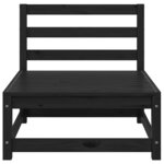 vidaXL Canapés centraux de jardin avec coussins anthracite 2 Pièces