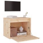 vidaXL Armoire murale 45x30x35 cm Bois de pin massif