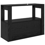 vidaXL Buffet Chêne noir 80 x 30 x 60 cm Bois d'ingénierie