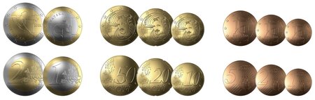 Série 1 cent à 2 euro Croatie 2023