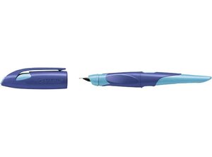 Stylo plume - EASYbirdy - Stylo ergonomique rechargeable - Bleu/turquoise - Droitier STABILO