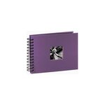 Album photo à spirales 'Fine Art', 24 x 17 cm, 50 pages noires, violet HAMA