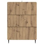 vidaXL Armoire à tiroirs 66 x 34 5 x 92 cm Bois d'ingénierie