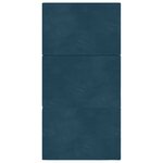 vidaXL Canapé-lit pliable 80 x 67 x 45 cm Bleu