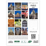 Petit calendrier mural 14x18  cm - 2024 - Paris - Draeger