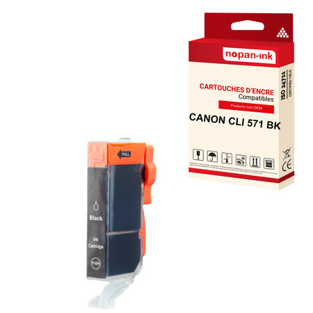 Nopan-ink - x1 cartouche canon cli 571 xl cli 571xl compatible