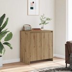 vidaXL Buffet chêne artisanal 70x41x75 cm bois d'ingénierie