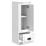 vidaXL Buffet haut blanc brillant 36x35 5x103 5 cm bois d'ingénierie