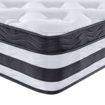 vidaXL Matelas à ressorts ensachés moyen 200x200 cm