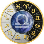 Pièce de monnaie en Argent 500 Francs g 17.50 Millésime 2023 Zodiac Signs LIBRA