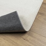 vidaXL Tapis IZA poils courts style scandinave crème 120x170 cm