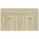 vidaXL Armoire d'évier Chêne sonoma 80x38 5x46 cm Aggloméré
