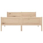 vidaXL Cadre de lit sans matelas bois de pin massif 120x200 cm