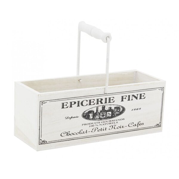 Panier en bois avec anse epicerie fine