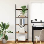 vidaXL Étagère Chêne fumé 60 x 30 x 183 cm Bois d'ingénierie