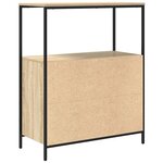 vidaXL Meuble de salle de bain et étagères chêne sonoma 76 5x35x95 cm