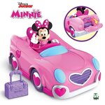 Minnie, Véhicule avec 1 figurine 7,5 cm et 1 accessoire, Modele Voiture, Jouet pour enfants des 3 ans