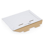 Pochette carton micro-cannelé recyclé blanche raja 33x23 cm (lot de 100)