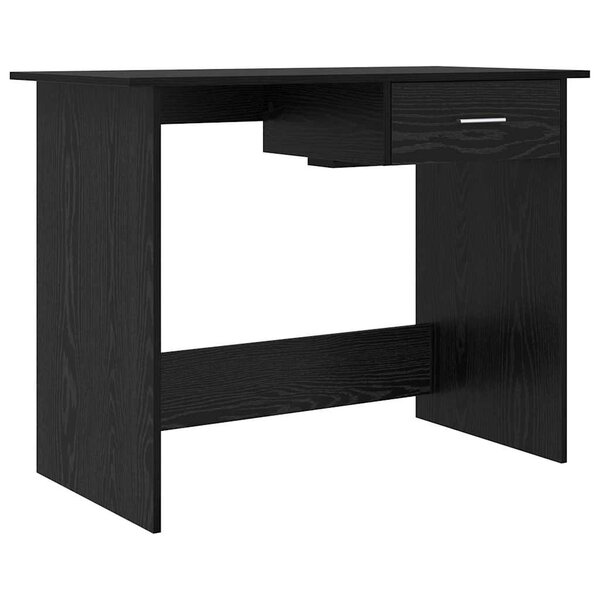vidaXL Bureau Chêne noir 100 x 50 x 76 cm Bois d'ingénierie