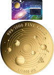 Monnaie MILKY WAY Fascinating Universe 1/1000 Oz Medaille Or (PRÉCOMMANDE)