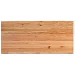 vidaXL Table à manger avec bord naturel 220x100x74cm bois massif chêne