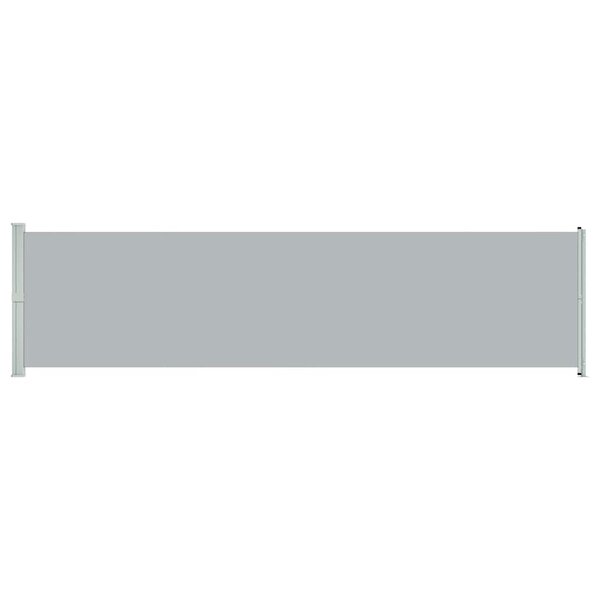 vidaXL Auvent latéral rétractable de patio 600x160 cm gris
