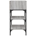 vidaXL Tables de chevet 2 Pièces sonoma gris 35x34 5x70cm bois ingénierie