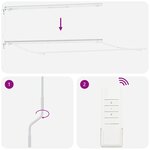 vidaXL Auvent rétractable automatique marron 450x300 cm