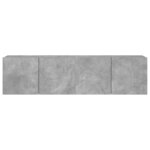 vidaXL Meubles TV muraux 2 Pièces gris béton 80x30x41 cm