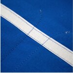 Sac en tissu pour lit mezzanine bleu