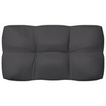 vidaXL Coussins de canapé palette 7 Pièces Anthracite