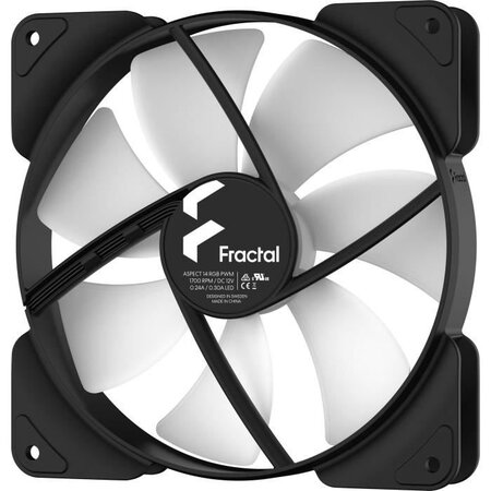 Ventilateur PC - FRACTAL DESIGN - Aspect 14 RGB PWM Black Frame 3-pack (  FD-F-AS1-1407 ) - La Poste