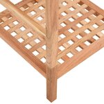 vidaXL Étagère de salle de bain 35 5x35 5x112 5cm Bois massif de noyer