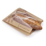 Sachet à pain baguette en papier avec fenêtre (lot de 1000)