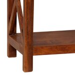 vidaXL Bibliothèque Bois massif d'acacia et finition miel 60x30x160 cm