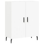 vidaXL Buffet haut Blanc 69 5x34x180 cm Bois d'ingénierie