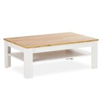Table Basse de Bois 110x70 cm