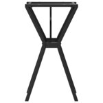 vidaXL Pieds de table à manger cadre en Y 40x40x73 cm fonte