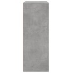 vidaXL Buffet gris béton 60x31x84 cm bois d'ingénierie